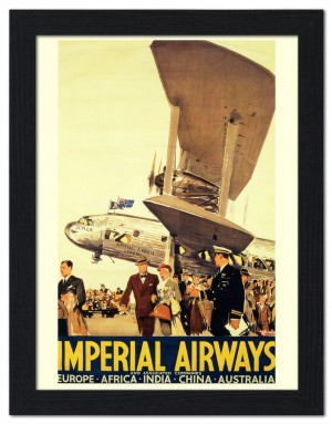 Imperial Airways travel poster, 1950